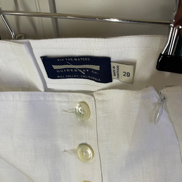 White Linen Pants Size 29 - Picture 4 of 5